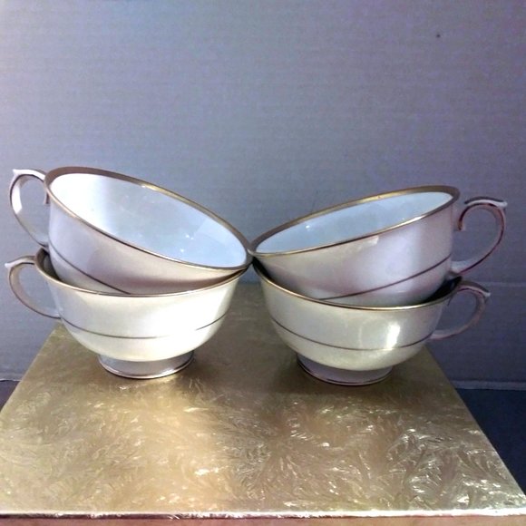 Lamberton Ivory China Footed Teacup, Tea Cups - Picture 2 of 15